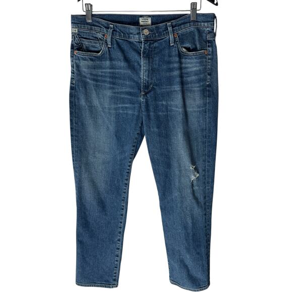 CITIZENS OF HUMANITY Jeans Womens Size 31 Denim Cara High Rise Cigarette Ankle - Picture 1 of 12
